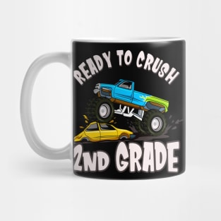 Monster Truck 2nd Grade School Kids Gifts Mug